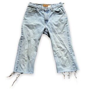 Vintage levis silver tab croped jeans size 11 juniors